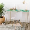 Jacqueline Maldonado Paradise Palms Desk With Gold Legs - Deny Designs -Children's Home GUEST aefb5fff 2486 4cea a12a 4b5a6b9da54c