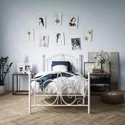 Twin Kids' Bombay Metal Bed White - Room & Joy -Children's Home GUEST af02aa89 6960 4d98 911d 3c9504ccbb39