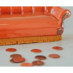 Silver Buffalo Friends Central Perk Orange Couch Figural Coin Bank Storage | Toynk Exclusive -Children's Home GUEST afe69746 563c 41a3 bbc8 ebbf30e1480e
