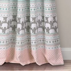 Elephant Striped Window Curtain Panels - Lush Décor -Children's Home GUEST b0cf3ca2 bc79 4cc5 8ab3 d66760cd5c36