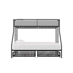 Twin Over Full Jeremy Bunk Bed With Storage Drawers Black - Room & Joy -Children's Home GUEST b2ebd7ee 3d8a 4db3 9f38 18a6f276a81a