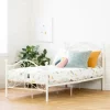 Twin Country Poetry Complete Metal Platform Bed White - South Shore -Children's Home GUEST b358cc98 f697 4daf 8df1 5a7619aee179
