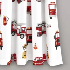 52"x84" Make A Wish Fire Truck Window Curtain Panels Set - Lush Décor -Children's Home GUEST b62442fa d065 4c82 b687 f352c8f9137e