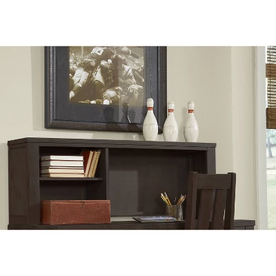 Highlands Desk With Hutch Espresso - Hillsdale Furniture 4 Highlands Desk With Hutch Espresso - Hillsdale Furniture - Image 2