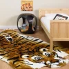 Walk On Me Faux Fur Super Soft Kids Tiger Rug Tufted With Non-slip Backing Area Rug -Children's Home GUEST b6d30b9e a7bd 42c4 be7b c6fc33e1cf7e
