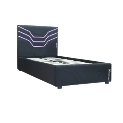 Twin Cosmos RGB Gaming Bed Black - X Rocker -Children's Home GUEST b79df2ff e08b 428c 846a d96c0d0d7083