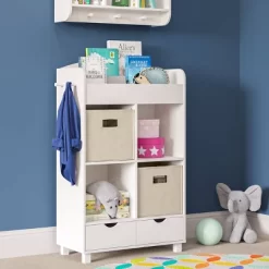Kids' Book Nook Cubby Storage Cabinet With Bookrack - RiverRidge Home -Children's Home GUEST b8381782 6b6c 48b1 b3c2 bb02b7ca4b28