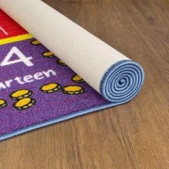 KC CUBS Boy & Girl Kids Math Symbols, Numbers & Shapes Educational Learning & Fun Game Play Area Nursery Bedroom Classroom Rug Carpet -Children's Home GUEST b9c119f1 ae5e 4f0d a55f 02107ffcdc61