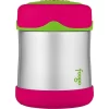 Thermos 10 Oz. Kid's Foogo Insulated Stainless Steel Food Jar - Watermelon/Green -Children's Home GUEST ba947962 5c56 4e35 9a55 2237be78badd