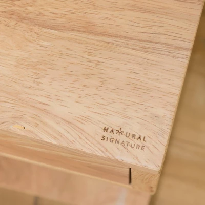 Sweedi Solid Wood 1 Drawer Nightstand Natural Wood - South Shore 4 Sweedi Solid Wood 1 Drawer Nightstand Natural Wood - South Shore - Image 2