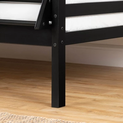 Induzy Solid Wood Bunk Beds Matte Black - South Shore 8 Induzy Solid Wood Bunk Beds Matte Black - South Shore - Image 6