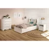 Twin Savannah Bookcase Headboard Pure White - South Shore -Children's Home GUEST bbdb6604 007c 4f5c b46a 7bb64c64e55d
