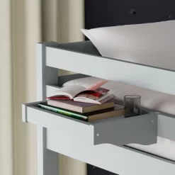 Glenwillow Home Arca Solid Wood Twin Over Twin Bunk Bed -Children's Home GUEST bc3b4beb fed0 4960 9a5f 25963524491f