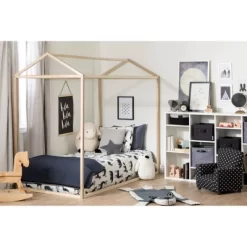 Sweedi House Bed - Natural Poplar - South Shore -Children's Home GUEST bcb28aaa 82ee 4d57 a927 2c89459485c3