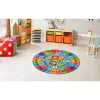 KC Cubs ABC Alphabet, Seasons, Months Days Of Week Educational Learning & Game Round Circle Rug For Kids And Children Bedrooms Playroom -Children's Home GUEST bf5e0862 056c 4465 b04a 2bbff1d68bfc