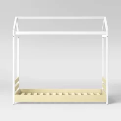 Twin House Kids' Bed White - Pillowfort™