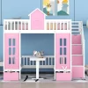 Full-Over-Full Bunk Bed With Changeable Table, Separable Bunk Bed Turn Into Upper Bed And Down Desk-ModernLuxe -Children's Home GUEST c173f9be 3af1 4bbc a020 6c4528d79410