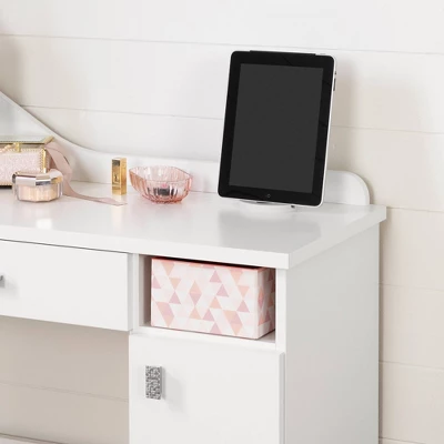 Tiara Makeup Desk Pure White - South Shore 7 Tiara Makeup Desk Pure White - South Shore - Image 5
