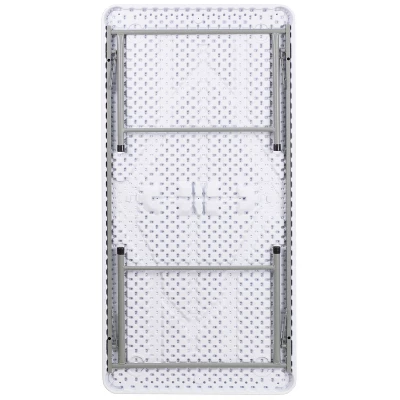 Flash Furniture 4.93-Foot Kid's Granite White Plastic Folding Table 9 Flash Furniture 4.93-Foot Kid's Granite White Plastic Folding Table - Image 7
