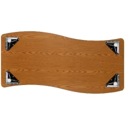 Flash Furniture 26"W X 60"L Rectangle Wave Flexible Collaborative Thermal Laminate Activity Table - Height Adjustable Short Legs -Children's Home GUEST c1a90ce1 c2cf 47c2 b2fc f29111c4537b