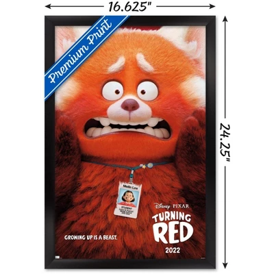Trends International Disney Pixar Turning Red - Teaser One Sheet Framed Wall Poster Prints 4 Trends International Disney Pixar Turning Red - Teaser One Sheet Framed Wall Poster Prints - Image 2