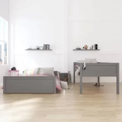 Twin Over Full Capri Wood Bunk Bed Gray - Hillsdale Furniture -Children's Home GUEST c8f42038 484b 41c6 85fb 01a55b7b9a83