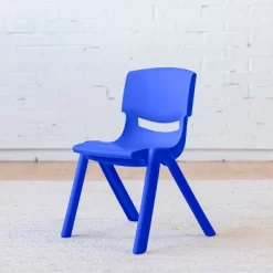 ECR4Kids Plastic School Stack Chair For Indoors And Outdoors, 12in Seat Height, 4-Pack -Children's Home GUEST c9958241 c916 4547 bcec 933f2ec1b3e0