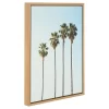 Palm Trees Framed Canvas Art Natural (24"x18") - Uniek -Children's Home GUEST ca2c3168 3e54 4535 8889 19b5eef74e58