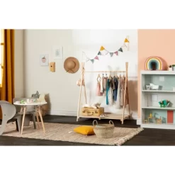 Sweedi Scandinavian Kids' Clothes Rack Natural Wood - South Shore 16 Sweedi Scandinavian Kids' Clothes Rack Natural Wood - South Shore -Children's Home GUEST cb71c182 07bd 4dab a471 9a9ca47cd877