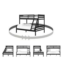 Induzy Solid Wood Bunk Beds Matte Black - South Shore 19 Induzy Solid Wood Bunk Beds Matte Black - South Shore -Children's Home GUEST cb919afb 9c8e 4291 9f4c 919d61af9018