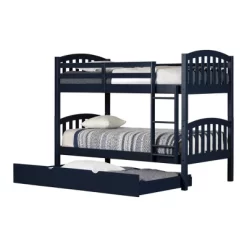 Asten Bunk Beds With Trundle Blue - South Shore -Children's Home GUEST cd0c4132 214d 41a2 9ada 11224fe4f30a