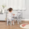 Qaba Kids Wooden Table And Chair Activity Set For Arts, Crafts, Dinning, And Reading For Toddlers Age 2 To 5 -Children's Home GUEST cdd8dbac 7bbd 4634 b0b9 798f011972fc