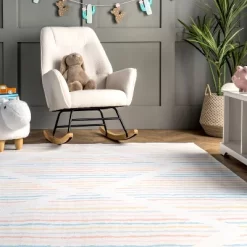 NuLOOM Alise Kids Striped Nursery Or Playroom Area Rug 17 NuLOOM Alise Kids Striped Nursery Or Playroom Area Rug -Children's Home GUEST d0c5a254 b471 440f b604 c5ca10bc21a3
