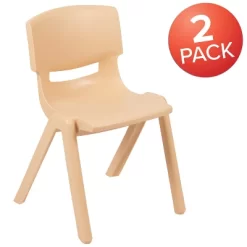 Emma And Oliver 2 Pack Plastic Stack School Chair With 13.25"H Seat, K-2 School Chair 25 Emma And Oliver 2 Pack Plastic Stack School Chair With 13.25"H Seat, K-2 School Chair -Children's Home GUEST d5fbe023 b9d9 4b6e a83e 8ac3913d875a
