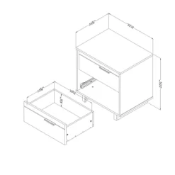 Fynn 2-Drawer Nightstand - South Shore 13 Fynn 2-Drawer Nightstand - South Shore -Children's Home GUEST d708e8bd c00e 468d b3a0 26985a85732e