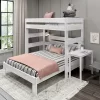 Max & Lily Farmhouse Twin Over Queen L-Shaped Bunk Bed With Desk -Children's Home GUEST da48a8d7 399d 4b2d 9bbf 66931ff48b0a