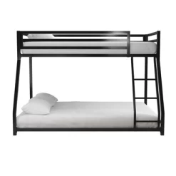 Twin/Full Max Metal Bunk Bed Black - Room & Joy -Children's Home GUEST da747eff caba 48c5 bea3 2c8ec1726e91