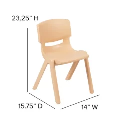 Flash Furniture 2 Pack Plastic Stackable School Chair With 13.25" Seat Height -Children's Home GUEST dcfab01f 0d1f 4ccb 8157 b3d6360d3859 1
