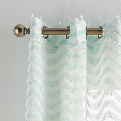 2pk 63" Lottie Sheer Grommet Curtain Panels - Dream Factory 5 2pk 63" Lottie Sheer Grommet Curtain Panels - Dream Factory - Image 3