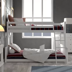 Twin Over Full Capri Wood Bunk Bed White - Hillsdale Furniture 21 Twin Over Full Capri Wood Bunk Bed White - Hillsdale Furniture -Children's Home GUEST e2223bd6 e8e0 4432 82fc 96f3a68e058c