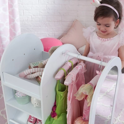 Fashion Pretend Kids' Play Station White - KidKraft 7 Fashion Pretend Kids' Play Station White - KidKraft - Image 5