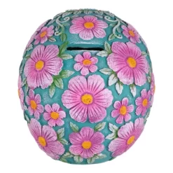 Northlight 7.75" Blue And Pink Day Of The Dead Skull Coin Bank -Children's Home GUEST e5bb1e50 2d18 41d6 9411 90e712ab6f11