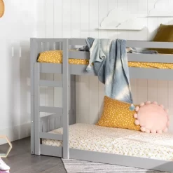 Twin Over Twin Wood Detachable Slat Bunk Bed - Saracina Home -Children's Home GUEST e5eb4fe9 f17b 429e a72b dbad1aa70275