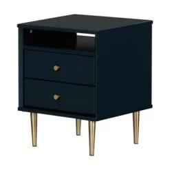 Dylane 2-Drawer Nightstand Navy - South Shore -Children's Home GUEST e5f7f51a 715f 44df b62e c240e99d2b1a