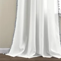 Pom Pom Window Curtain Panel - Lush Décor -Children's Home GUEST e8cc613d ae6f 4bc1 95cf bc87afc546b5