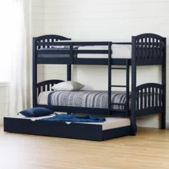 Asten Bunk Beds With Trundle Blue - South Shore