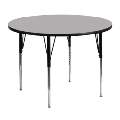 Emma And Oliver 48" Round Laminate Adjustable Activity Table 16 Emma And Oliver 48" Round Laminate Adjustable Activity Table -Children's Home GUEST e95e56b5 7f01 4cd0 9d04 cdfaeadff2bf