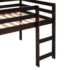 Twin Size Loft Bed With Slide - ModernLuxe -Children's Home GUEST eba3a83a 07bc 4f33 b370 e423ac319a09