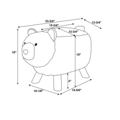 Theodore Teddy Bear Stool Light Brown - Powell 13 Theodore Teddy Bear Stool Light Brown - Powell -Children's Home GUEST ed0f5607 70ae 4801 9a52 7bc7b68727b9