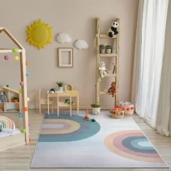 Well Woven Kaleidoscope Rainbow Pastel Apollo Kids Collection
